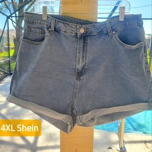 Women's Plus Shein Jean Shorts Size 4XL